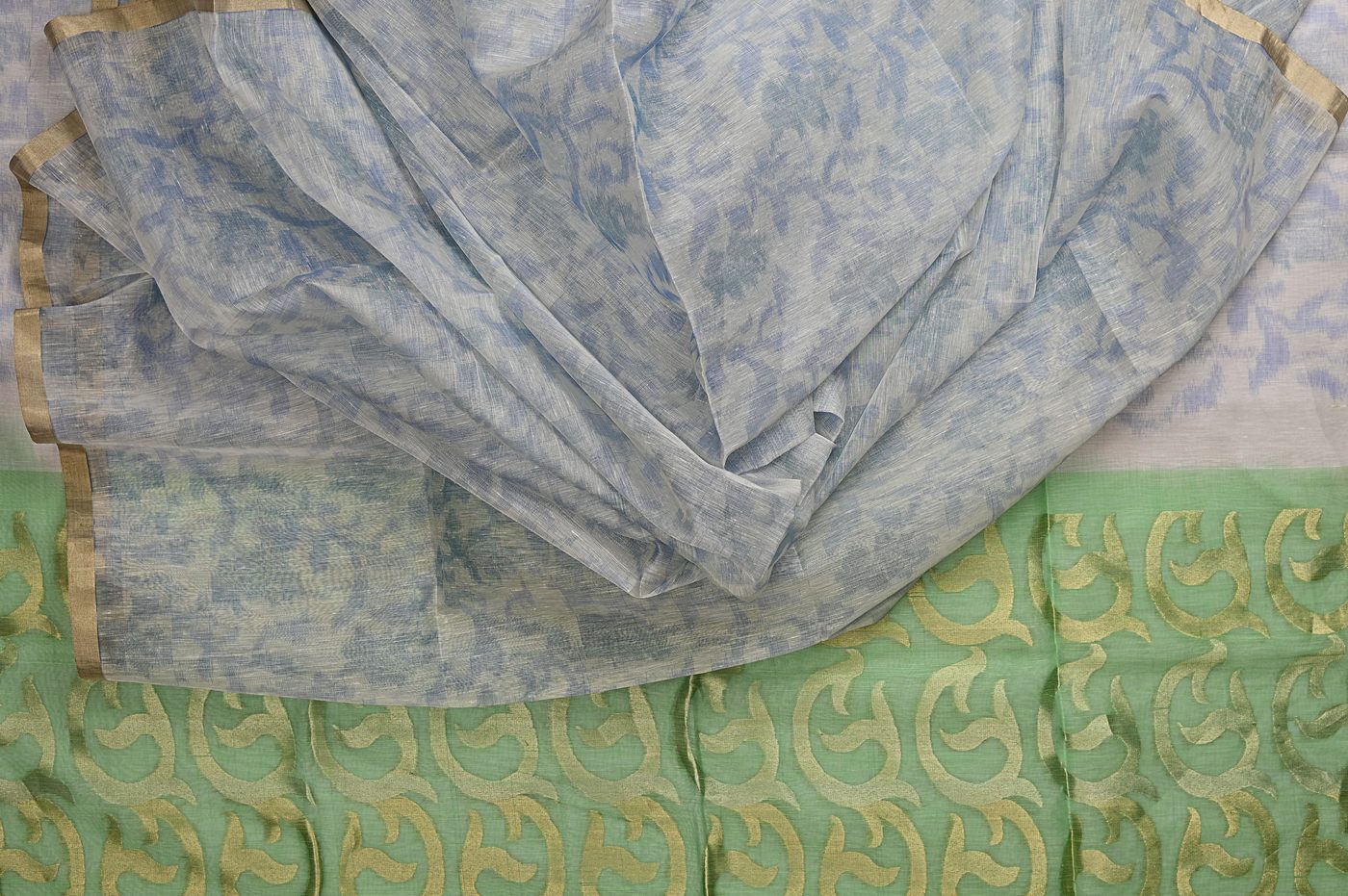 Pure Linen № 01 — Pure Linen saree from the Trisha Silks archive